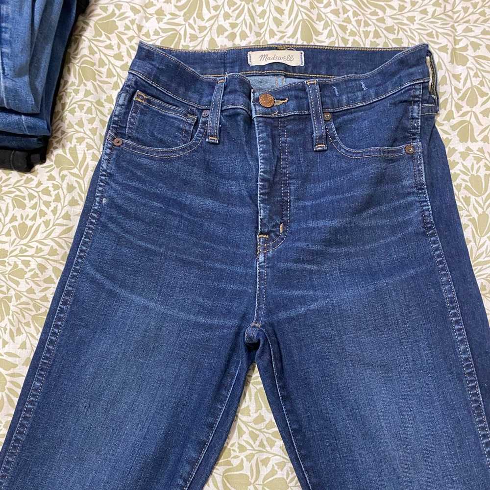 Madewell high rise skinny jeans